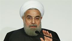 Projev íránského prezidenta v ím.