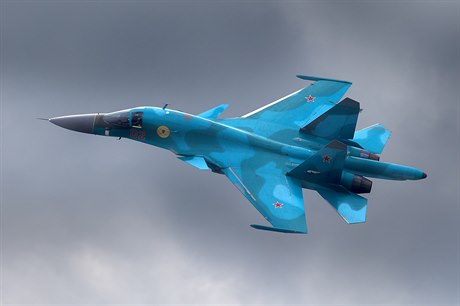 Ruský stíhací letoun Su-34.