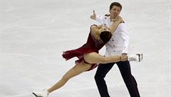 Ruský tanení pár Jekatrina Bobrovová and Dmitrij Solovv