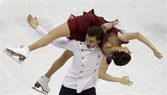 Ruský tanení pár Jekatrina Bobrovová and Dmitrij Solovv