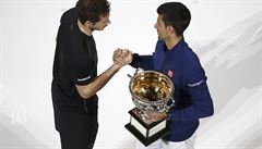 Andy Murray a Novak Djokovi po finále Australian Open