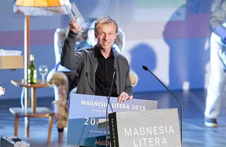 Martin Reiner, vítz kategorie Kniha roku v souti Magnesia Litera.