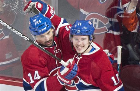 Tomá Plekanec a Brendan Gallagher.