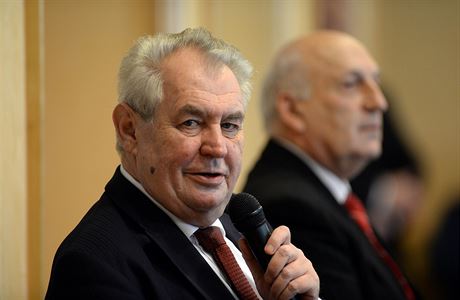 Prezident Milo Zeman na nvtv Plzeskho kraje.