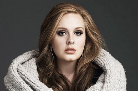 Britská zpvaka Adele. 