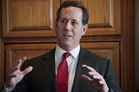 Ukončení Santorumovy kampaně se očekávalo, o několik hodin dříve o tom s...