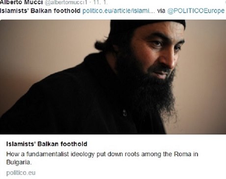 Salafistický kazatel romského původu Ahmed Moussa na snímku z roku 2013....