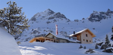 Chata Lizumer Hütte, ze které ei vyrazili na osudnou túru.