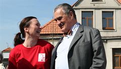 Karla Jakob Čechová na snímku s Karlem Schwarzenbergem z roku 2010. | na serveru Lidovky.cz | aktuální zprávy