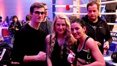 Zleva: Sebastian Bytyqi, Fabiana Bytyqi a Lucie Sedlá�ková