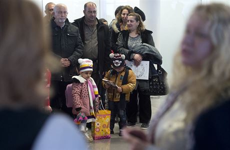 Tetí skupina kesanských uprchlík z Iráku picestovala 19. února do Prahy
