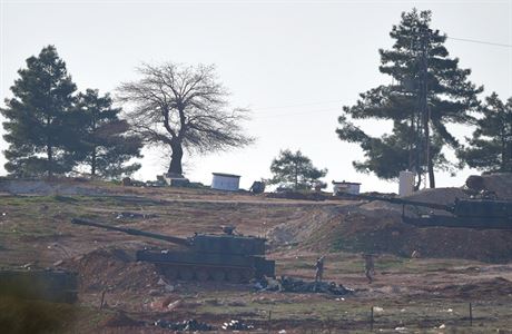 Tureck tk zbran osteluj z hranice u Kilisu oblast severn Srie.