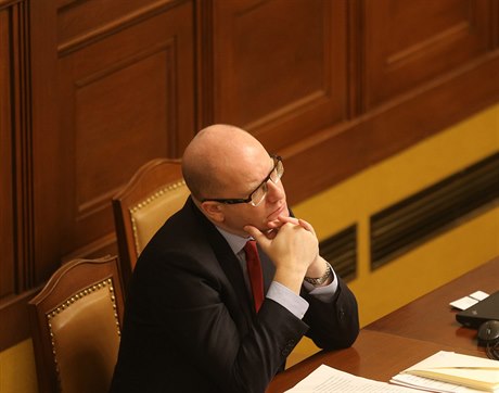 Předseda vlády Bohuslav Sobotka.