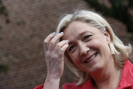 Marine Le Penová, která vede nacionalistickou Národní frontu ve Francii.