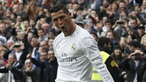Real Madrid's Cristiano Ronaldo celebrates a goal