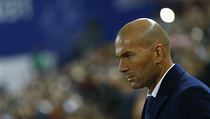 Real Madrid's coach Zinedine Zidane is seen against Granada
