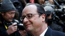 Francouzsk prezident Francois Hollande v Bruselu.