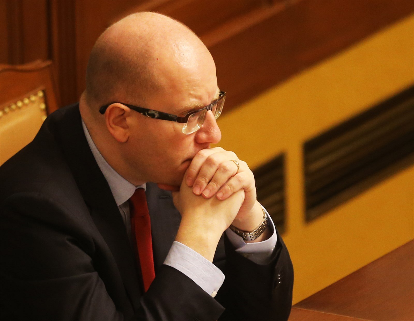 P�edseda vlády Bohuslav Sobotka.