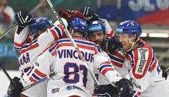 Hokejové utkání seriálu Euro Hockey Tour: R - Rusko, 13. února v Ostrav. ei...