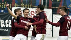 Utkání 17. kola první fotbalové ligy: Fastav Zlín - Sparta Praha, 13. února ve...