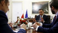 Andrzej Duda pi rozhovoru s agenturou Reuters