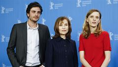 Roman Kolinka, Isabelle Huppertová a reisérka Mia Hansen-Love.