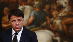 Italský premiér Matteo Renzi.