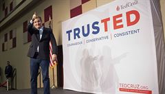 Trusted - slogan Cruzovy kampan se skládá z výzvy Trust Ted (v Tedovi) a...