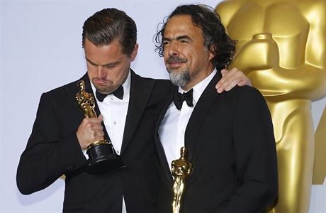 Nejlep herec a nejlep reisr: Leonardo DiCaprio a Alejandro G. Inarritu.
