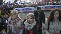 Demonstrace za pipomenutí vrady Borise Nmcova