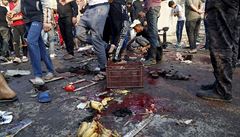 Bombový atentát v Bagdádu (ilustraní snímek).