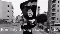 Islámský stát a sociální sít (ilustraní snímek).
