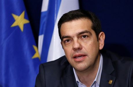 ecký premiér Tsipras na summitu v Bruselu
