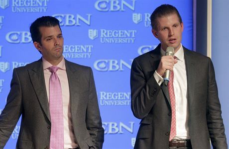 Trumpovi synové Donald ml. (vlevo) a Eric.