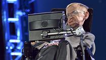 Zahjen paralympidy na Olympijskm stadion v Londn. (Stephen Hawking)