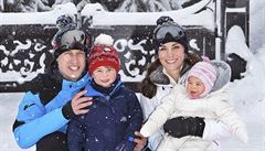 Královská rodina na dovolené v Alpách