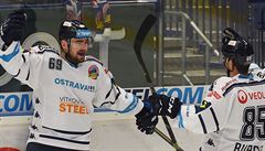 Utkání 51. kola hokejové extraligy: HC Vítkovice Steel - Bílí Tygi Liberec.