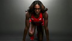 Atletka Dawn Harper-Nelsonová.