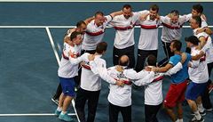 Trenér Navrátil a Luká� Rosol.