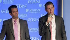 Nadace Trumpových synů nabízela přístup k otci prezidentovi za milion dolarů