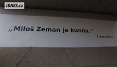 ‚Zeman je *****,‘ stálo několik hodin na mostě. Autor pod citát podepsal Peroutku
