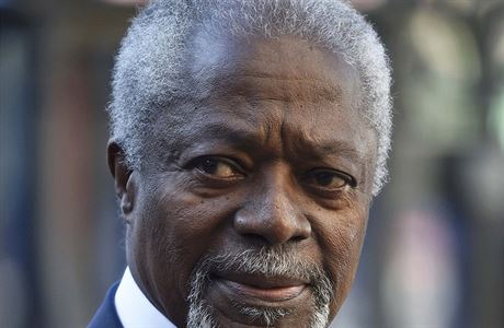 Bohosluby se astnil tak bval generln tajemnk OSN Kofi Annan.