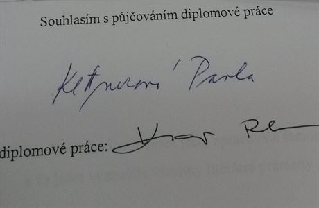 Podpis Petra Kroupy.