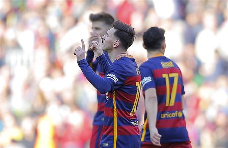 Lionel Messi se raduje z glu