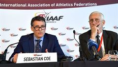éf IAAF Sebastian Coe a expert na doping Rune Andersen.