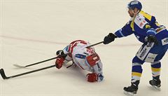 tvrté utkání pedkola play off hokejové extraligy: HC Ocelái Tinec - PSG...