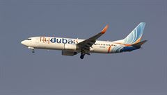 Letadlo FlyDubai boeing 737-800.