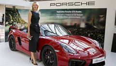 Maria arapovová pi propagaci znaky Porsche