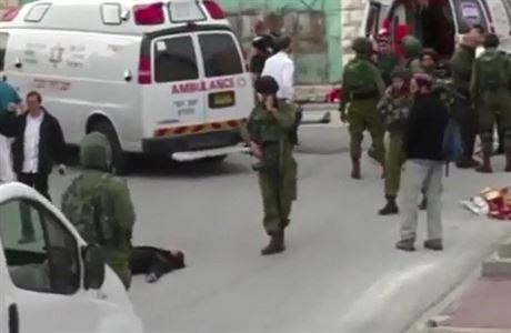Izraelsk vojk zastelil zrannho Palestince.