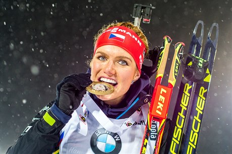 Gabriela Soukalová kralovala uplynulé sezon Svtového poháru v biatlonu
